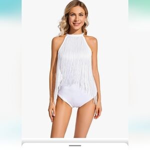 Fringe Bodysuit Small
